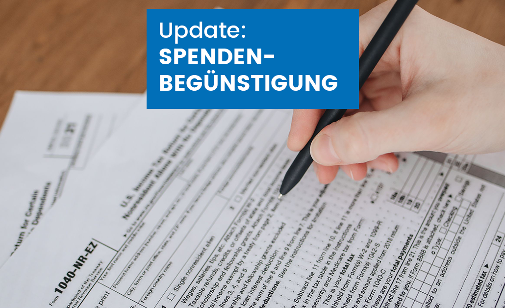 Update zur Spendenbegünstigung